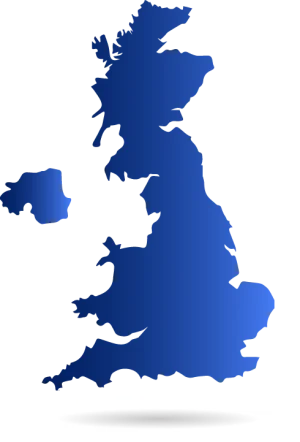United Kingdom map - UK ETA